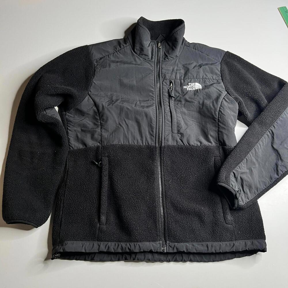 The North Face Polartec Fleece Jacket Black Full Zip Outdoor Womens Size L